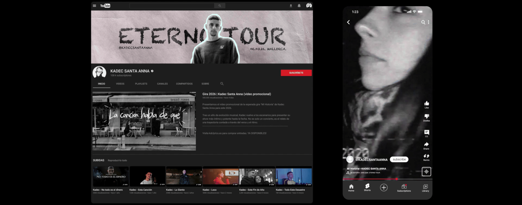 Adaptaciones Spotify y YouTube